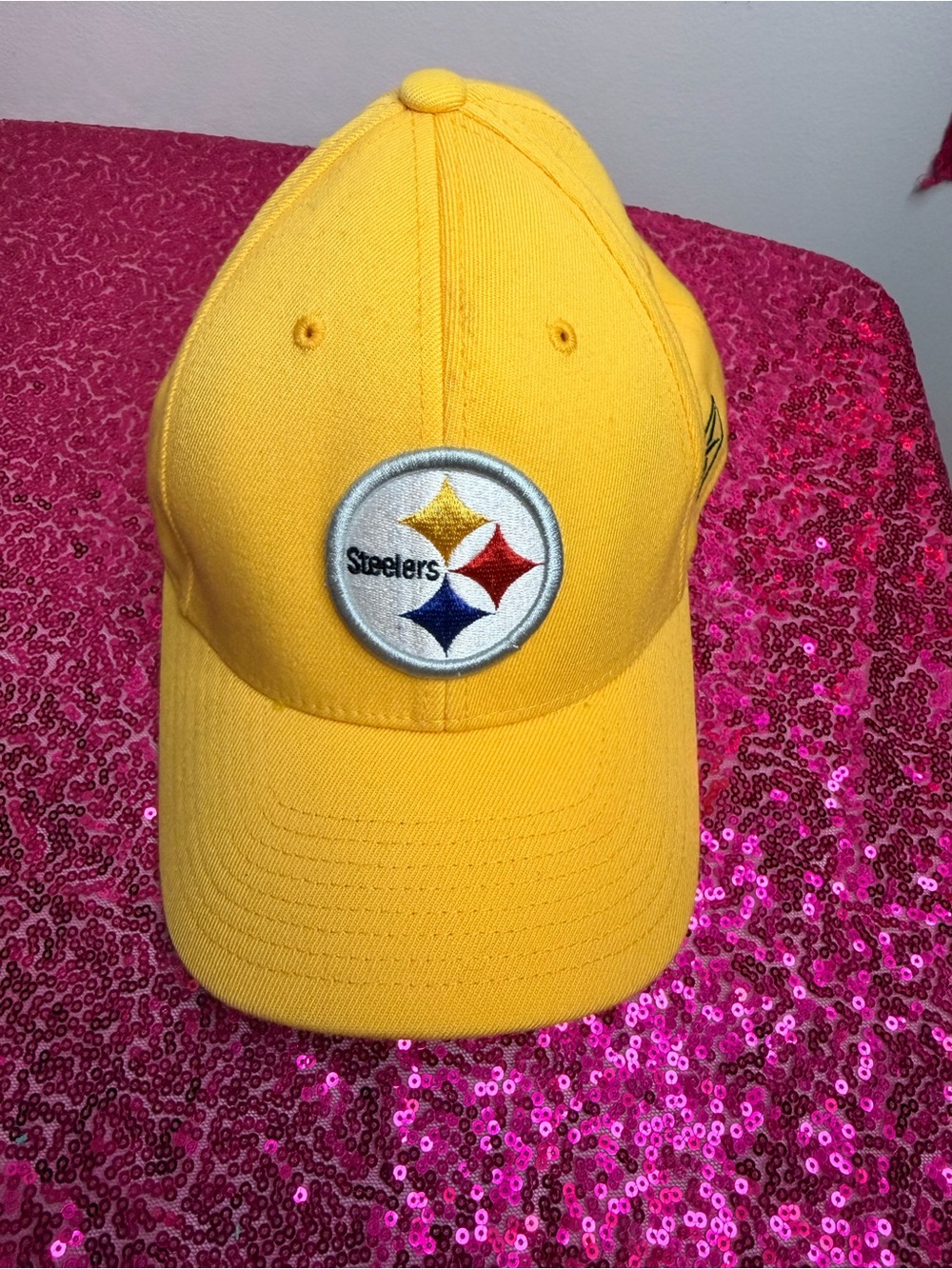 NFL Pittsburgh Steelers Yellow Logo Baseball Cap